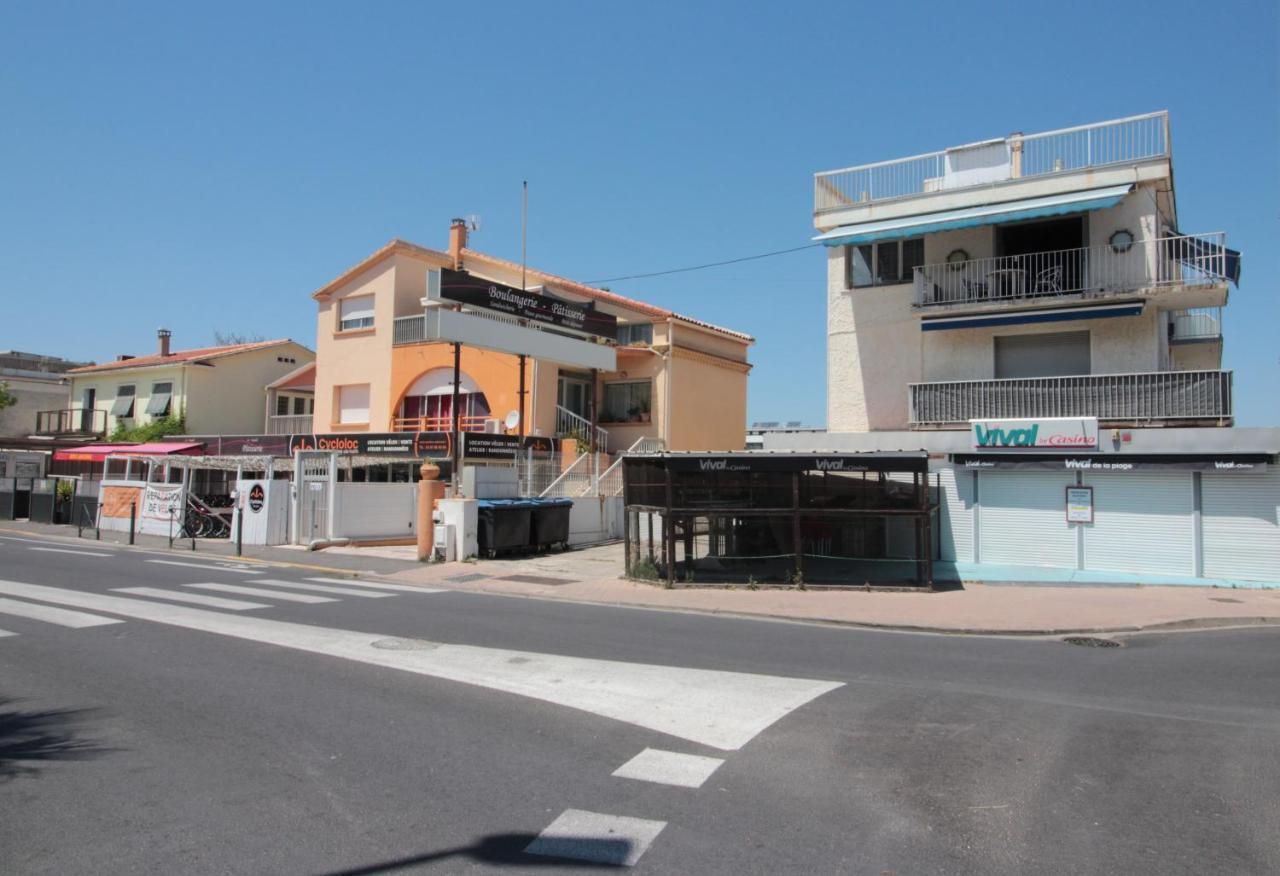 Studio climatisé tout confort à 2 pas de la mer avec parking privé Palavas-les-Flots Exterior foto
